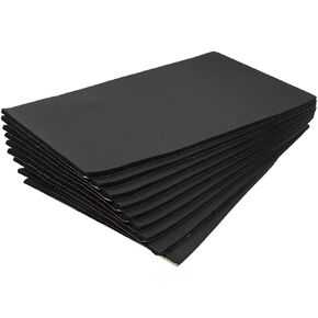 uxcell 315mil/8mm 14.4sqft Sound Deadening Noise Deadener Insulation Mat Cotton Blends Acoustic Barrier 9pcs 20x12inch/50x30cm