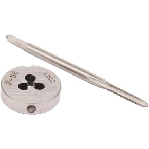 ApplianPar Round HSS 2-56 UNC Tap and Die Set Right Hand Machine Thread Plug