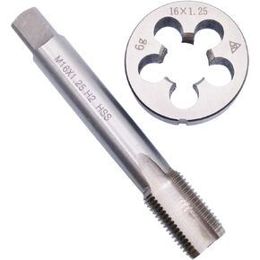 HSS M16 x 1.25mm Tap and M16 x 1.25mm Die Metric Thread Right Hand