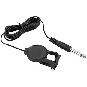 Violin Pickup Clip on Mic Pickup 3meters 6.35mm Audio Jack Clamp On Bridge Violin Pickup for Acoustic Guitar, Folk Guitar, Ukelele