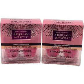 Bath and Body Works A Thousand Wishes WallFlower Fragrance Refill. 4 Pack 0.8 Oz