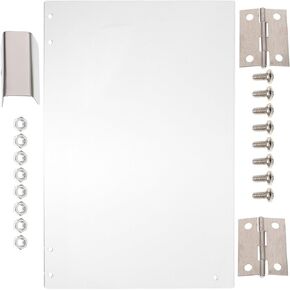 HEMOTON Commercial Popcorn Machine Door Panel Popcorn Popper Machine Panel for Popcorn Machine Parts Popcorn Maker Replace Panel 28.6x21.5cm