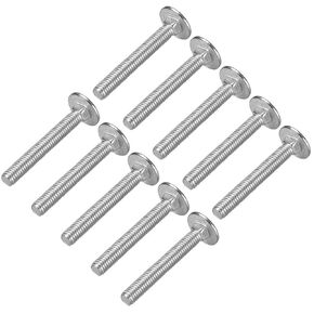 uxcell Carriage Bolts, Neck Carriage Bolt, Round Head Square Neck 304 Stainless Steel M8x20mm 12pcs