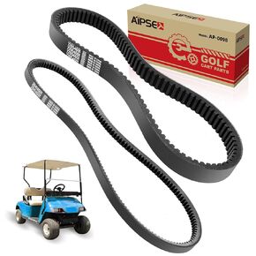 AIPSET Golf Cart Clutch Drive & Starter Generator Belt Kit Compatible with EZGO TXT/Medalist/Workhorse (1994-2013) 4 Cycle Gas Vehicles,OEM# 72054-G01, 26414-G01
