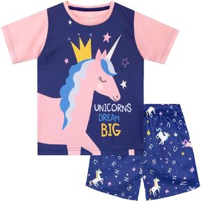 Harry Bear Girls' Short Pyjamas Unicorn