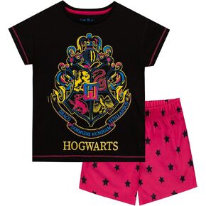 Harry Potter Girls' Short Pyjamas Hogwarts