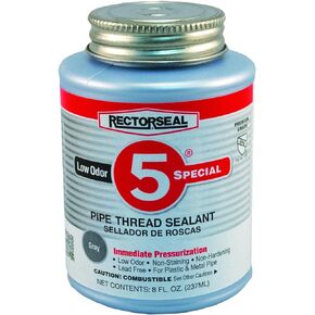 Rectorseal 26551 1/2 Pint Brush Top No.5 Special Pipe Thread Sealant