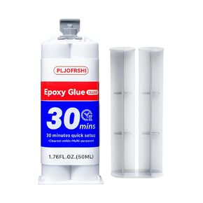 PLJOFRSHI Clear ab Epoxy Glue ，Multipurpose epoxy Resin Adhesive for Repairing Plastic, Metal, Ceramics, Wood，Fishing rods etc，It is The Best Waterproof Plastic Welding Repair Glue（1）