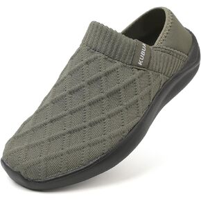 KUBUA Mens Slippers Indoor Lightweight House Shoes Outdoor Breathable Slip on Loafers in Kuwait