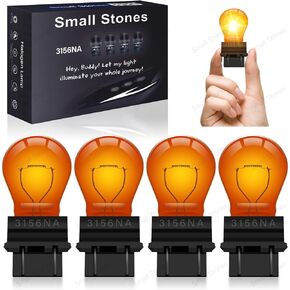 Small Stones 4PCS 12V P27W 3156NA 3456NALong Life Miniature Bulb Automotive Brake Lamp Turn Signal Lamp
