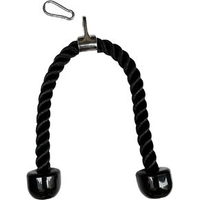 yuhqc Heavy Tricep Rope Cable Attachments Cable Machine Accessories for Home Gym, Nylon Tricep Rope for Cable Machine Attachments, Pulley System Attachment, LAT Pull Down Attachment Weight Fitness