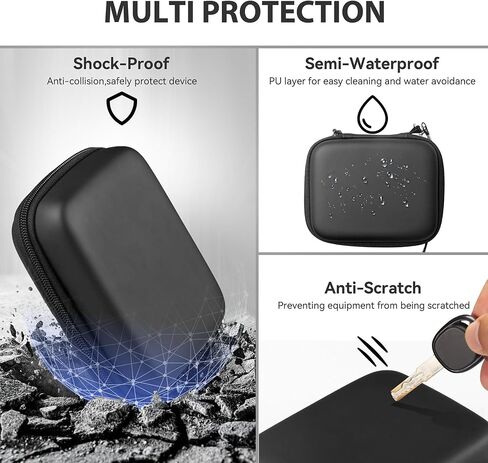 stukcaze Camera Case, Canon Camera Bag PowerShot Digital Camera Organizer Case for Sony ZV1/ZV1F Dscw 800/830, Kodak PIXPRO FZ45 Case, Travel Carrying Protective Case for Cable in Kuwait