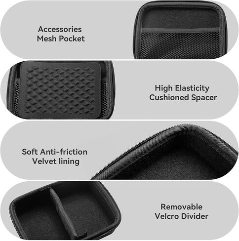 stukcaze Camera Case, Canon Camera Bag PowerShot Digital Camera Organizer Case for Sony ZV1/ZV1F Dscw 800/830, Kodak PIXPRO FZ45 Case, Travel Carrying Protective Case for Cable in Kuwait