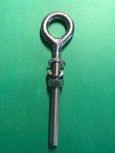 US STAINLESS 2 Pieces Stainless Steel 316 M12 Eye Bolt 12mm x 100mm (1/2" x 4") Marine Grade in Saudi Arabia