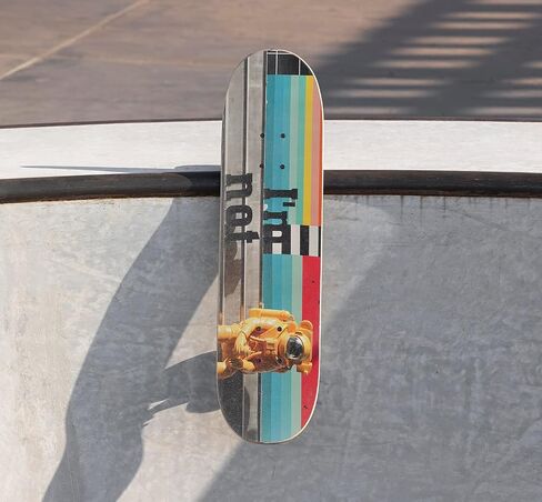 Grip Tape for Skateboard, Scooter or Longboard – Non Slip Tape, Medium Grid, Simple Anti-Bubble Application – Unique Design That Stands Out (Skate, Banana) in Saudi Arabia