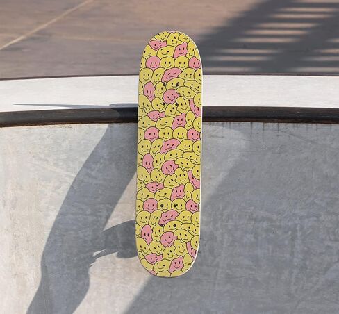 Grip Tape for Skateboard, Scooter or Longboard – Non Slip Tape, Medium Grid, Simple Anti-Bubble Application – Unique Design That Stands Out (Skate, Banana) in Saudi Arabia