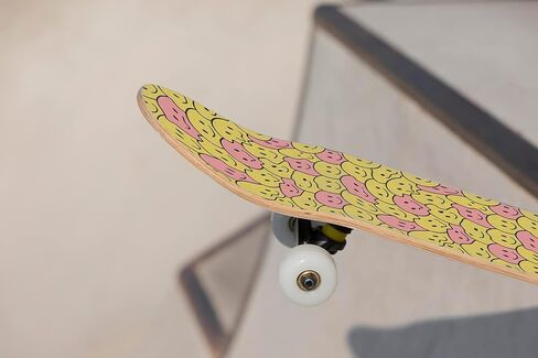 Grip Tape for Skateboard, Scooter or Longboard – Non Slip Tape, Medium Grid, Simple Anti-Bubble Application – Unique Design That Stands Out (Skate, Banana) in Saudi Arabia