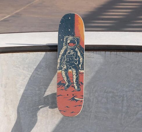 Grip Tape for Skateboard, Scooter or Longboard – Non Slip Tape, Medium Grid, Simple Anti-Bubble Application – Unique Design That Stands Out (Skate, Banana) in Saudi Arabia