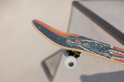 Grip Tape for Skateboard, Scooter or Longboard – Non Slip Tape, Medium Grid, Simple Anti-Bubble Application – Unique Design That Stands Out (Skate, Banana) in Saudi Arabia