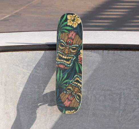 Grip Tape for Skateboard, Scooter or Longboard – Non Slip Tape, Medium Grid, Simple Anti-Bubble Application – Unique Design That Stands Out (Skate, Banana) in Saudi Arabia