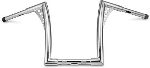 Dasen Chrome Ape Hangers Handlebar 12" Rise 1 1/4" Handle Bars Compatible with Harley Davidson Sportster Softail Dyna Touring Road Glide & King Models in Kuwait
