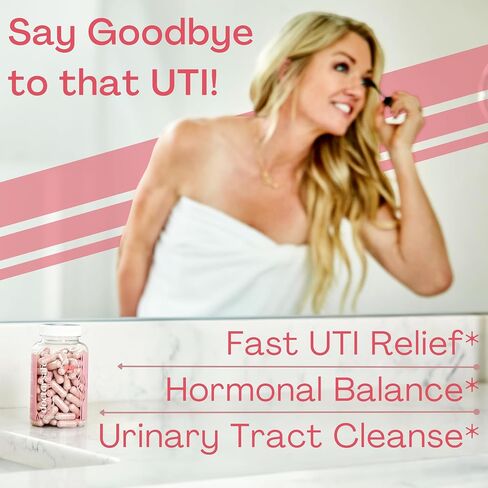 Cranberry Urinary Tract Health Supplement with CranMax for Vaginal Health 1400mg Natural UT Support Cranberry Pills Rapid Action Detox & Impurities Flush (60 Count) in Saudi Arabia