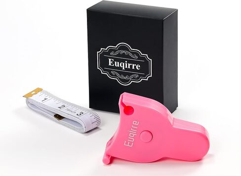 Euqirre Body Measuring Tape,Body Tape Measure,Retractable Soft Measuring Tap for Body,Accurate Body Measurement Tape for Weight Loss, Fitness, Tailoring, Sewing, Crafting Clothes, Pack of 2 (Pink) in Saudi Arabia