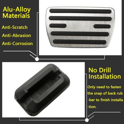 GZJUNFUGJ Anti-Slip Brake Gas Accelerator Foot Pedal Cover Cap Compatible with Honda Accord Civic 10th/11th CR-V Odyssey Insight Interior Accessories Stainless Steel Parts Mat in Kuwait