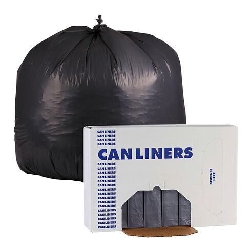 بطانات العلب الصناعية ذات الكثافة المنخفضة الخطية من Boardwalk، 56 جالونًا، 1.3 مل، 43 × 47، رمادي، 100/كرتون in Kuwait