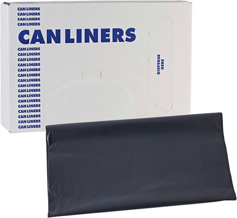 بطانات العلب الصناعية ذات الكثافة المنخفضة الخطية من Boardwalk، 56 جالونًا، 1.3 مل، 43 × 47، رمادي، 100/كرتون in Kuwait