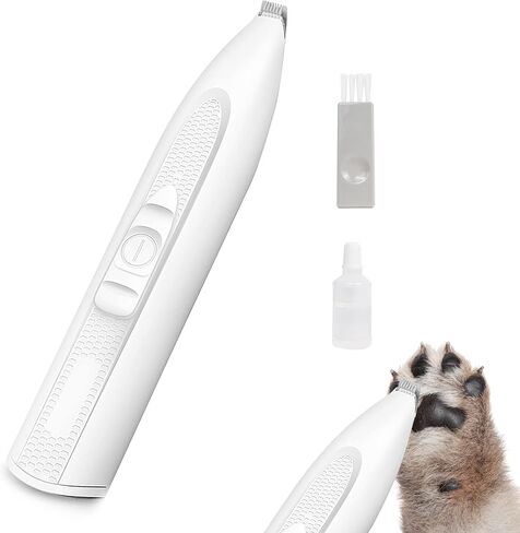 PAWBBY Dog Paw Trimmer, Dog Clippers for Grooming, Cordless Low Noise Small Pet Hair Shaver Dog Clippers - Dog & Cat, Around Face, Paw Pads, Eyes, Ears, Rump in Saudi Arabia