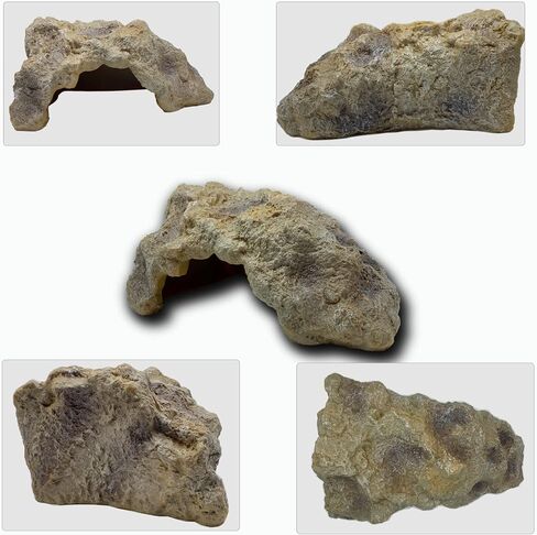 Oversize Reptile Hides and Caves Resin Rock Reptile Aquarium Habitat Hideouts Large Reptile Hiding Cave Lizard Hiding Spot for Bearded Dragon Snakes Tortoise Aquarium Terrarium Hideaway in Saudi Arabia