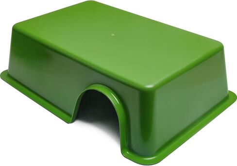 Reptile Hide, Ball Python Snake Hide Feel Secure and Safe Snake Cage Accessories Plastic Reptile Hide Box (X-Large Green) in Saudi Arabia