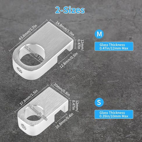 YOOSKIM Metal Lily Pipe Holder Bracket Size S Inlet&Outlet Clamp Water Hose Fix Clip for Aquarium Fish&Shrimp Tanks CO2 Diffuser System Gallon Aquarium Canister Filter Rimless Tank Accessories. in Saudi Arabia
