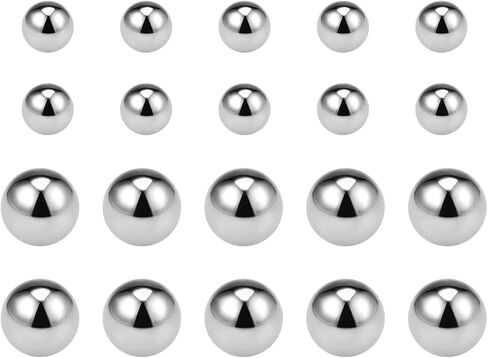 uxcell 5mm, 3mm Bearing Balls 316L Stainless Steel Precision Balls 100pcs in Saudi Arabia