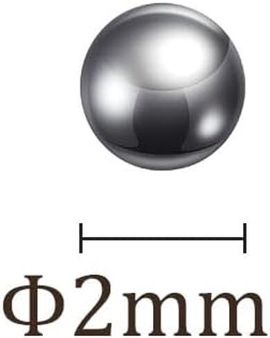 10000 قطعة من الكرات الدقيقة من كوزيلو - [2 مم] من الفولاذ الكربوني لاستخدام صمامات المحامل، صلبة in Kuwait