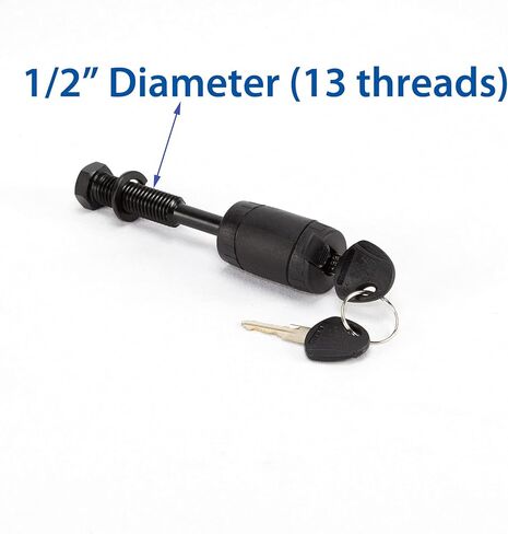 Heininger 6033 Advantage 1.25 "قفل مقطورة استقبال ملولب مصمم لمنتجات Heininger in Kuwait