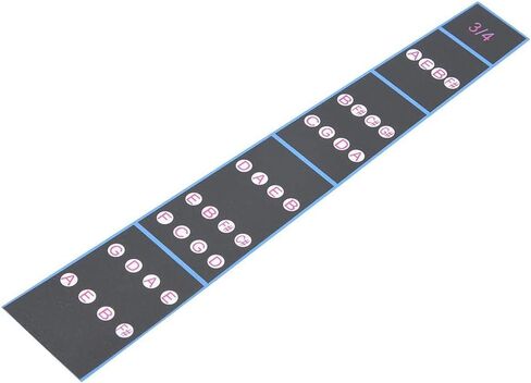5pcs Violin Sticker Violin Finger Guide 4/4 1/8 3/4 Full Size Violin Fingerboard Sticker Position Indicator(3/4) Playing Accessories in Saudi Arabia