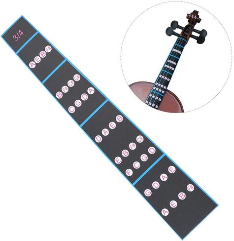 5pcs Violin Sticker Violin Finger Guide 4/4 1/8 3/4 Full Size Violin Fingerboard Sticker Position Indicator(3/4) Playing Accessories in Saudi Arabia