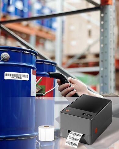 ملصقات النقل الحراري Itari 76 مم × 25 مم (3 بوصة × 1 بوصة) 1 × 2400 قطعة، 1 بوصة، متوافقة مع طابعة النقل الحراري Brothers وZebra، تستخدم فقط على مطبوعات النقل الحراري in Kuwait