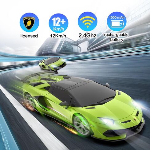 AEROQUEST 1:16 Lamborghini Remote Control Car （Green） in Saudi Arabia