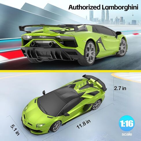 AEROQUEST 1:16 Lamborghini Remote Control Car （Green） in Saudi Arabia