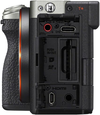 Sony Alpha a7CR Full-Frame Compact Mirrorless Camera (Silver) (ILCE-7CR/S) + 64GB Memory Card + Bag + 2 x NP-FZ100 Compatible Battery + External Charger + Card Reader + LED Light + More (Renewed) in Saudi Arabia