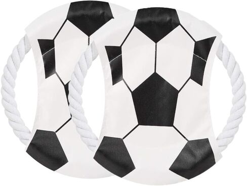 ZoyPet Dog Toys Flying Disc Rope Toy Chew Toys 2 Pack for Dogs Flying Discs Training Cotton Rope-Dog Toy Pack Set DT1-2P Footprint in Saudi Arabia