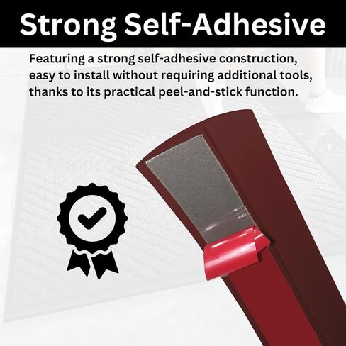 Floor Transition Strip Self Adhesive Carpet Wood Tile Vinyl Flooring Laminate Transition Cover Edge Trim Gap Doorway Threshold for Uneven Floors Heights Within 5 mm (40 inches, Gray Forest) in Saudi Arabia