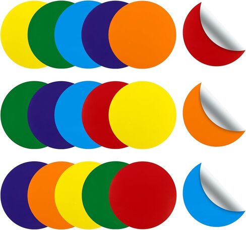 ForTomorrow Carpet Markers with Numbers - 36 Pcs 4" Classroom Sitting Carpet Dot Number 1-36, Floor Rug Circles Marker Spot for Preschool Kindergarten Elementary in Kuwait