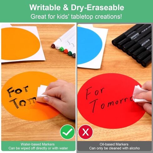 ForTomorrow Carpet Markers with Numbers - 36 Pcs 4" Classroom Sitting Carpet Dot Number 1-36, Floor Rug Circles Marker Spot for Preschool Kindergarten Elementary in Kuwait