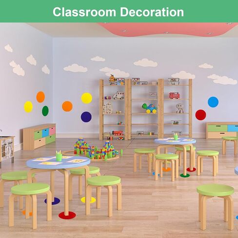 ForTomorrow Carpet Markers with Numbers - 36 Pcs 4" Classroom Sitting Carpet Dot Number 1-36, Floor Rug Circles Marker Spot for Preschool Kindergarten Elementary in Kuwait