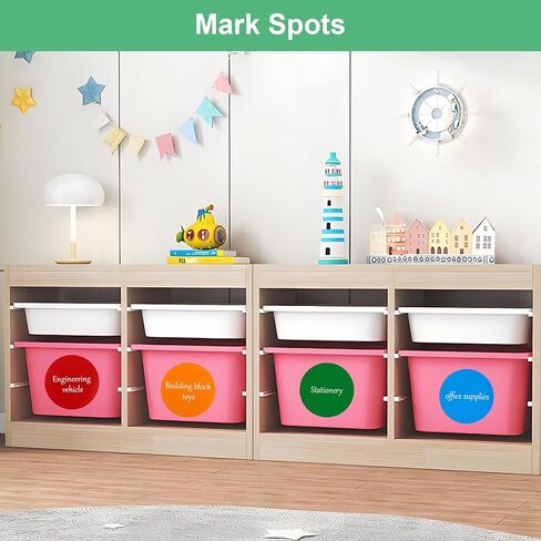 ForTomorrow Carpet Markers with Numbers - 36 Pcs 4" Classroom Sitting Carpet Dot Number 1-36, Floor Rug Circles Marker Spot for Preschool Kindergarten Elementary in Kuwait