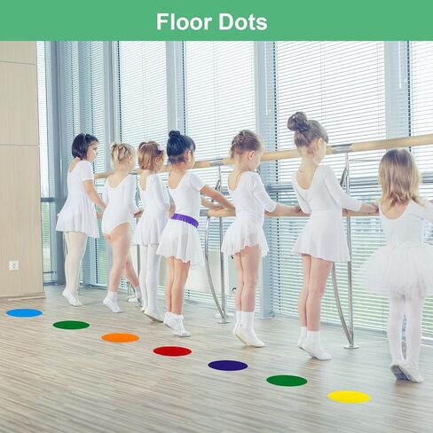 ForTomorrow Carpet Markers with Numbers - 36 Pcs 4" Classroom Sitting Carpet Dot Number 1-36, Floor Rug Circles Marker Spot for Preschool Kindergarten Elementary in Kuwait